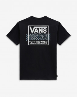 detail Pánské tričko s krátkým rukávem Vans OFF THE WALL CHECKER HD SS TEE Black