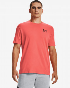 Pánské tričko s krátkým rukávem Under Armour UA M SPORTSTYLE LC SS-RED