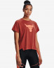 náhled Dámské tričko s krátkým rukávem Under Armour UA PROJECT ROCK BULL SS-RED