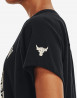 náhled Dámské tričko s krátkým rukávem Under Armour UA PJT ROCK VINTAGE IRON SS-BLK
