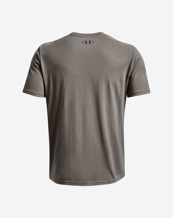 detail Pánské tričko s krátkým rukávem Under Armour UA TRAINING OVERLAY SS-GRY