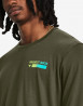 náhled Pánské tričko s dlouhým rukávem Under Armour UA PJT ROCK BRAHMA LS-GRN