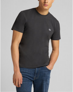 Pánské tričko s krátkým rukávem Lee SS PATCH LOGO TEE WASHED BLACK