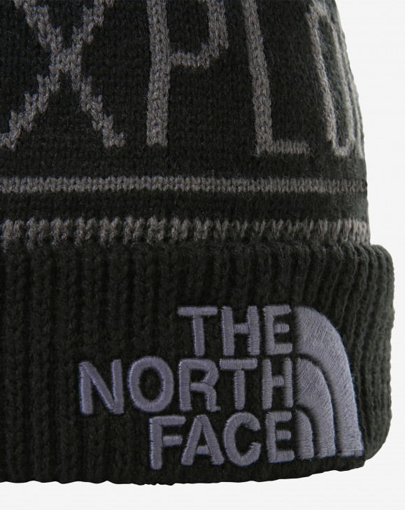 detail Pánská čepice The North Face RETRO TNF POM BEANIE