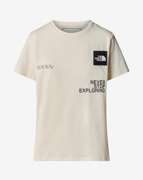 detail Dámské tričko s krátkým rukávem The North Face W FOUNDATION COORDINATES GRAPHIC TEE