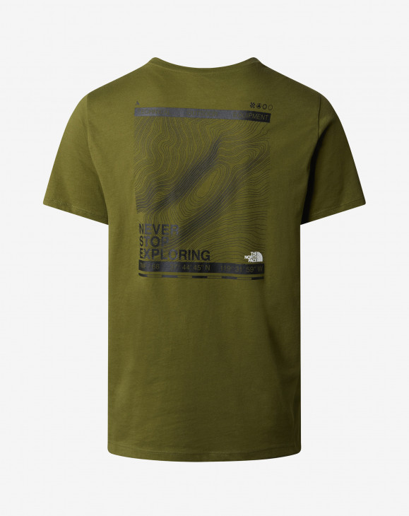 detail Pánské tričko s krátkým rukávem The North Face M FOUNDATION MOUNTAIN LINES GRAPHIC TEE