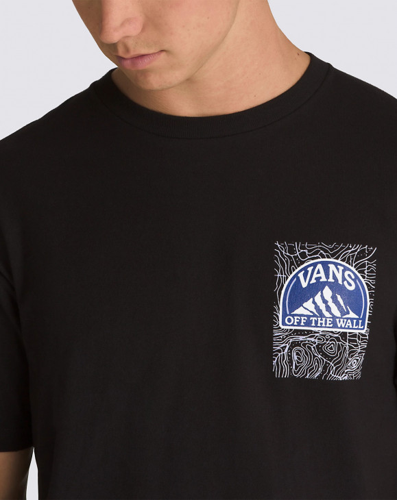 detail Pánské tričko s krátkým rukávem Vans THE INCLINE SS TEE Black