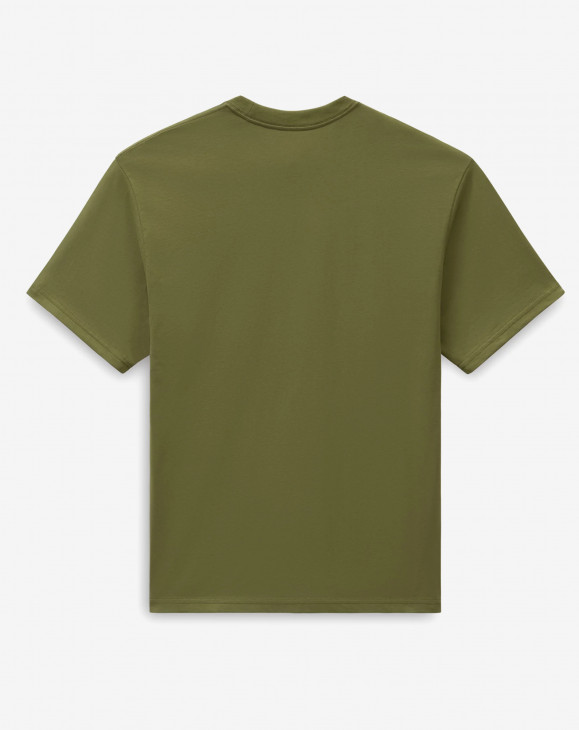 detail Pánské tričko s krátkým rukávem Vans ESSENTIAL LOOSE SS LODEN GREEN