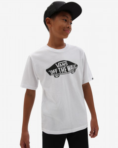 Dětské tričko s krátkým rukávem Vans BY OTW BOYS WHITE/BLACK
