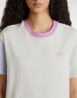 náhled Dámské tričko s krátkým rukávem Vans WM COLORBLOCK BFF TEE Marshmallow/Cos
