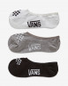 náhled Dámské ponožky Vans WM 6.5-10 3P AST CAN ROX WHITE
