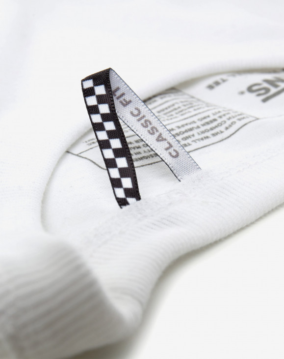 detail Pánské tričko s krátkým rukávem Vans MN OFF THE WALL CLAS White
