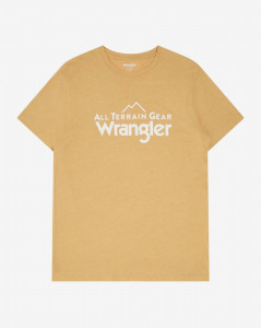 Dámské tričko s krátkým rukávem Wrangler LOGO TEE ANTELOPE