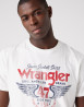 náhled Pánské tričko s krátkým rukávem Wrangler AMERICANA TEE WORN WHITE