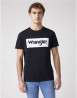 náhled Pánské tričko s krátkým rukávem Wrangler SS BOX LOGO TEE BLACK