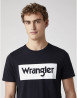 náhled Pánské tričko s krátkým rukávem Wrangler SS BOX LOGO TEE BLACK